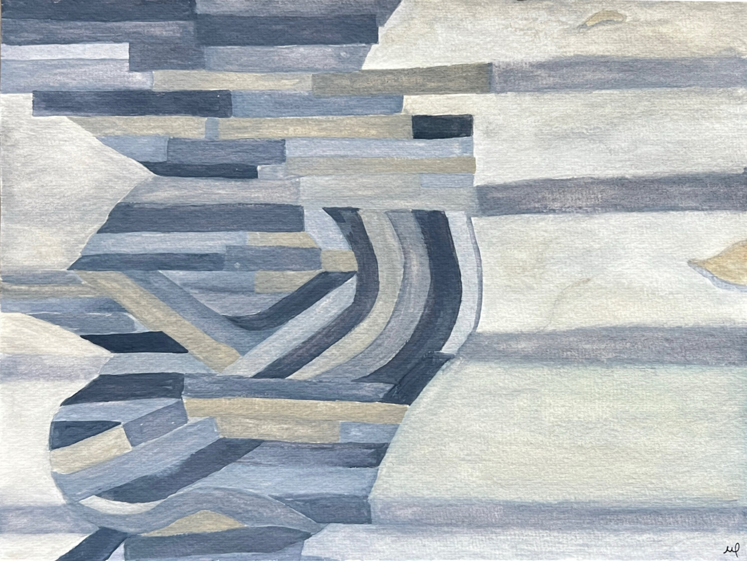 RE|FRACTION 01.03 Mirela Fioresy Original painting for sale