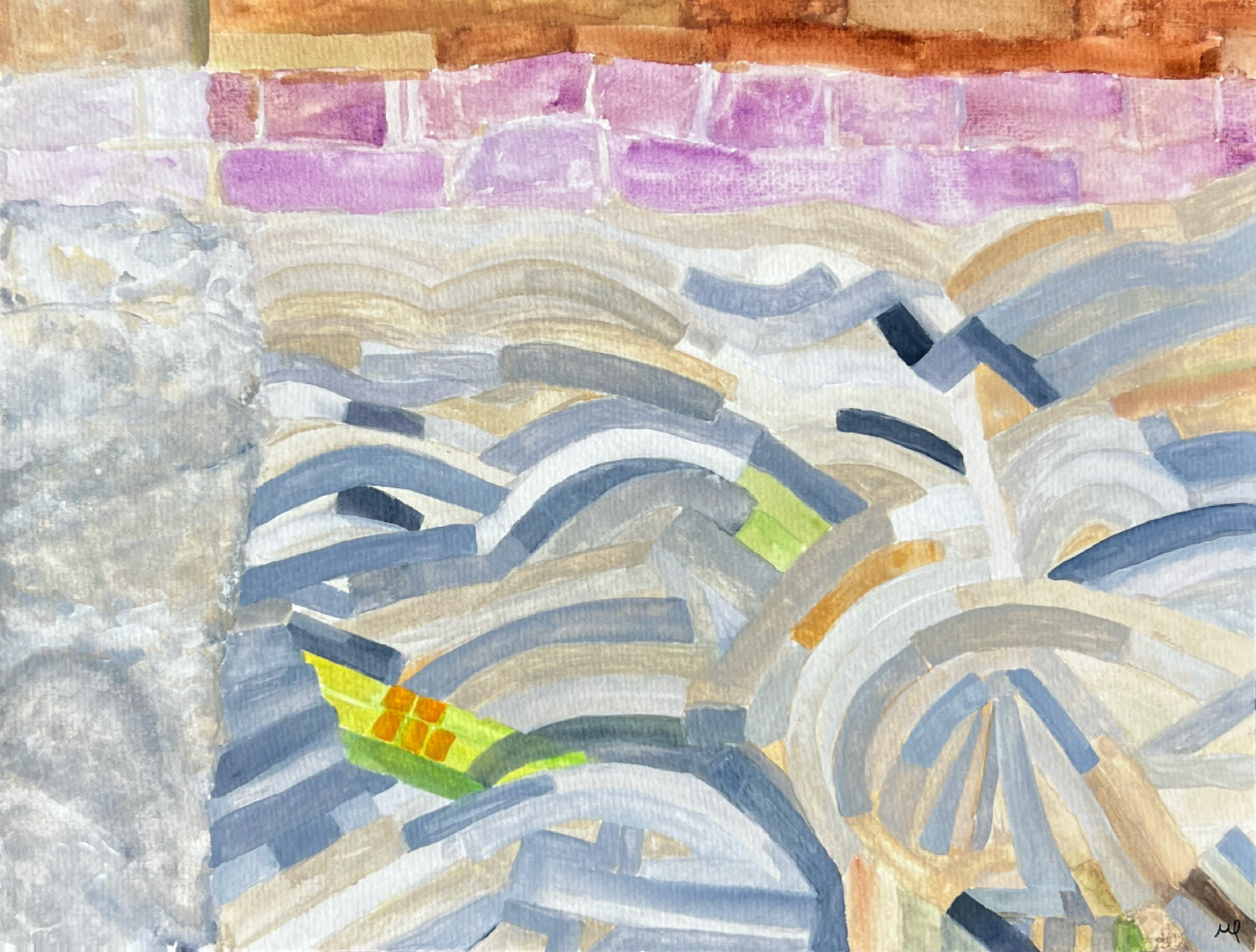 RE|FRACTION 03.03 Mirela Fioresy Original painting for sale