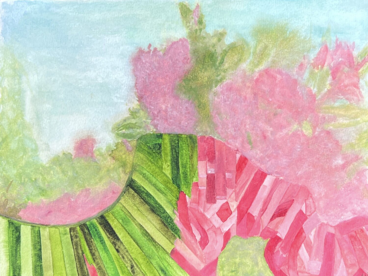 RE|FRACTION 06.03 Mirela Fioresy Original painting for sale