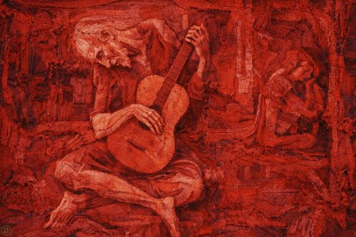 Eikon — Resonance Picasso by José VINCENT — JozeXart, Painting for Sale on Select