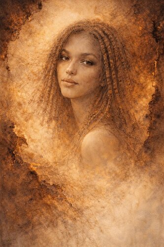 NARA — The Quiet Enigma by José VINCENT — JozeXart, Painting for Sale on Select