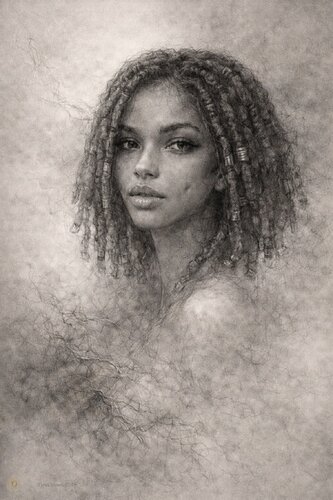 NARA — Silent Emergence by José VINCENT — JozeXart, Painting for Sale on Select