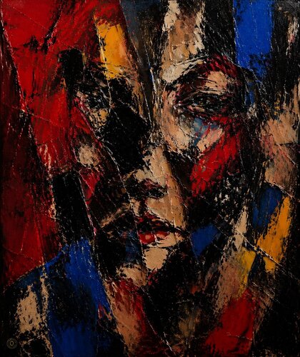 🥈 Risus-Fracture by José VINCENT — JozeXart, Painting for Sale on Select