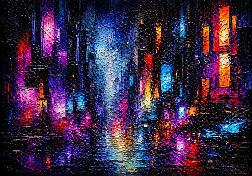 Curvature Flux by José VINCENT — JozeXart, Painting for Sale on Select