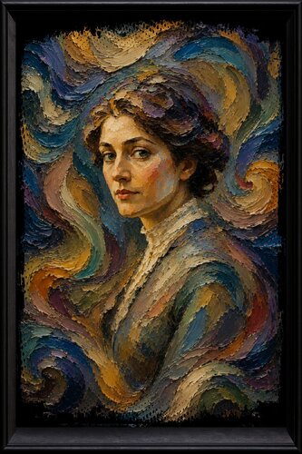 Johanna  Bonger Van Gogh by José VINCENT — JozeXart, Painting for Sale on Select