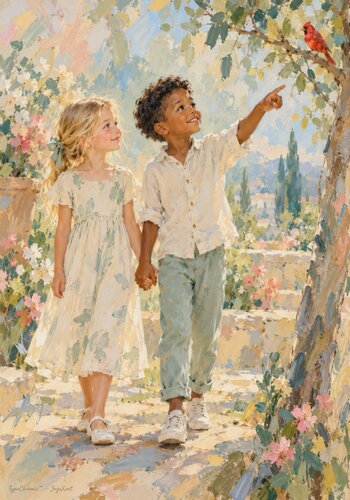Regarde ! von Joze VINCENT, Malerei kaufen auf Select