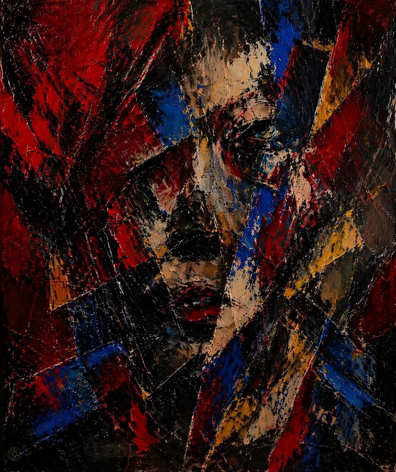 🥇 Risus-Collapse José VINCENT — JozeXart Original painting for sale