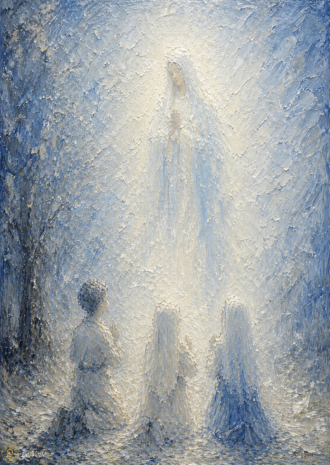 Fátima — The Veil José VINCENT — JozeXart Original painting for sale