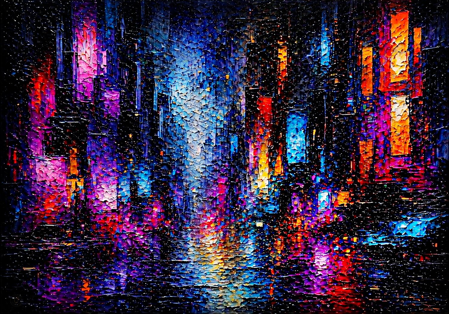 Curvature Flux José VINCENT — JozeXart Original painting for sale