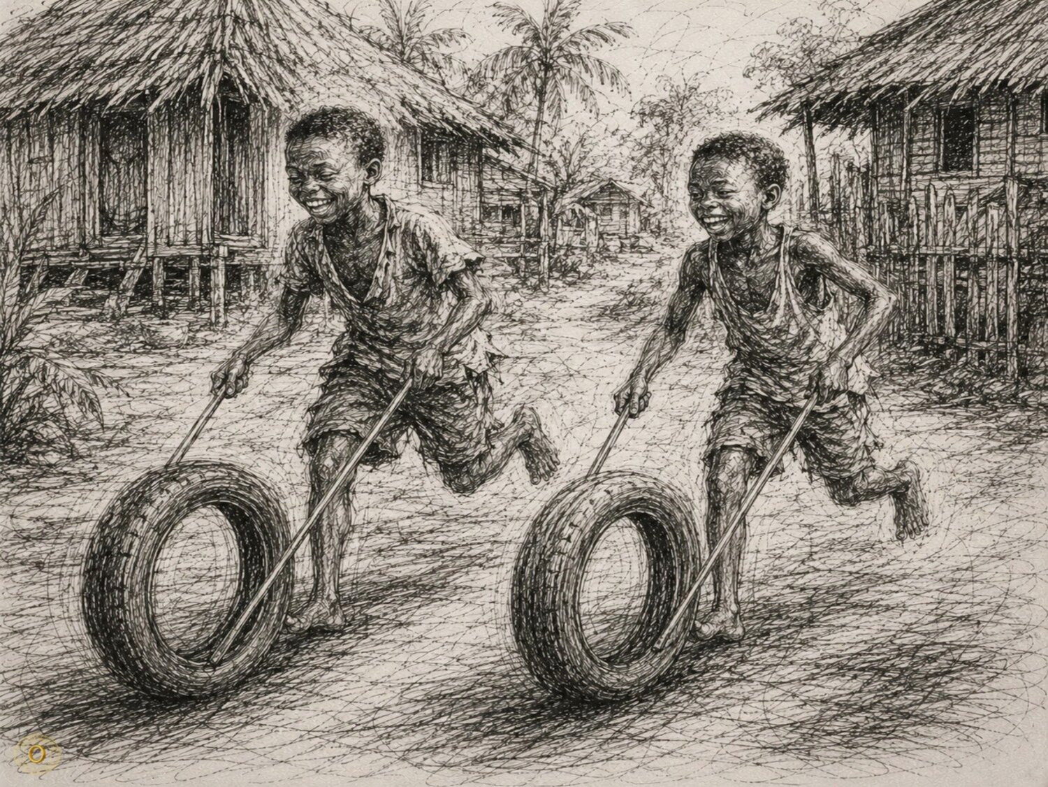 Les Sourires José VINCENT — JozeXart Drawing for sale