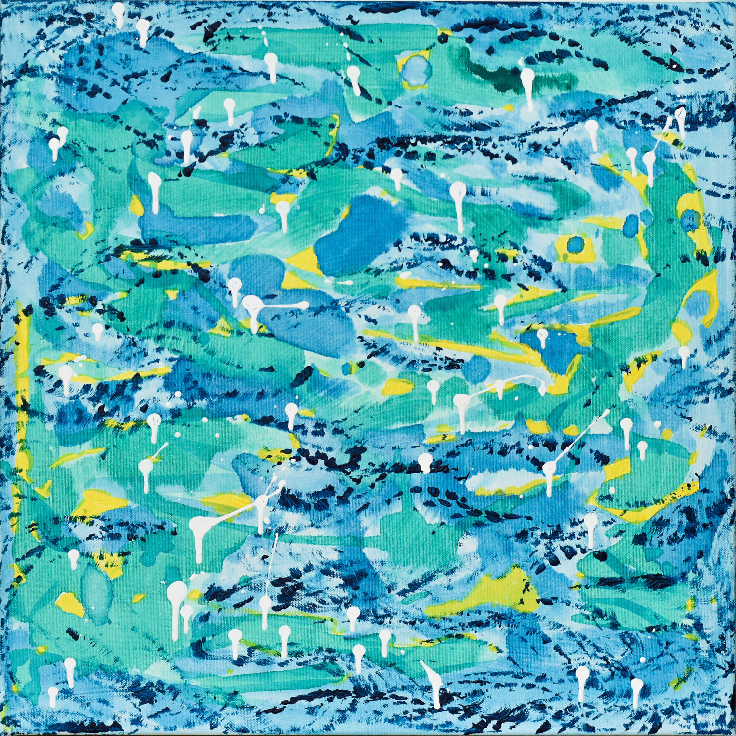 Aqua 4 Gina Vor Original painting for sale