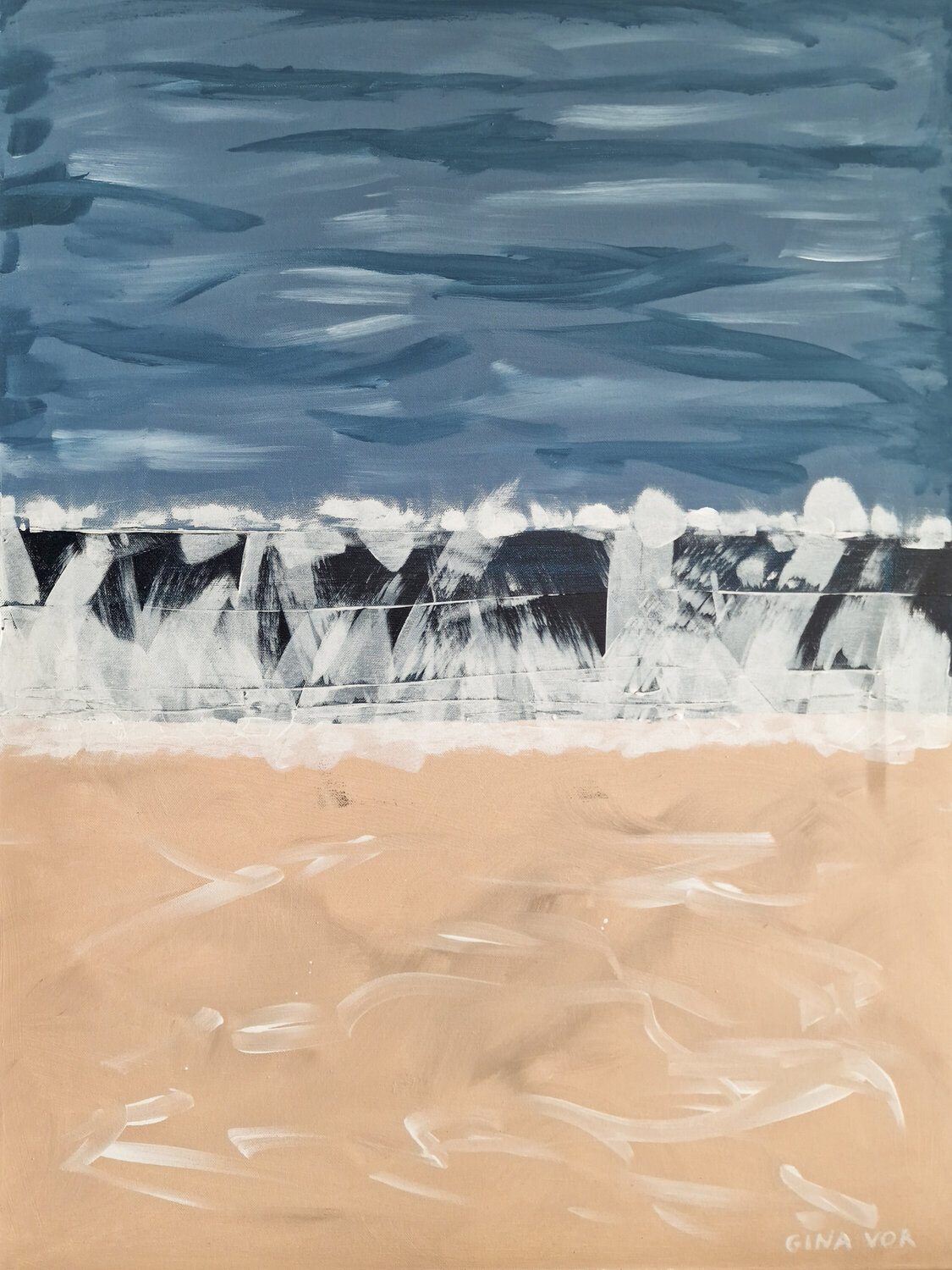 Landscape 1 Gina Vor Original painting for sale