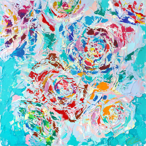 Bouquet by Tadaomi Kawasaki, Painting for Sale on Select