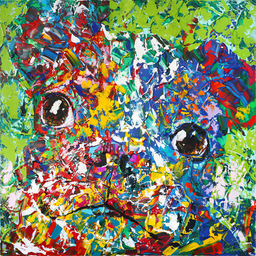 Boston Terrier puppy by Tadaomi Kawasaki, Painting for Sale on Select