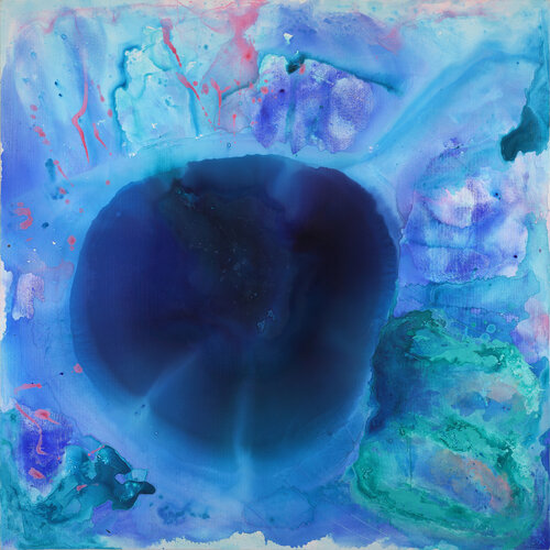 Gerbera  Blue  - Ultimate Beauty - by Tadaomi Kawasaki, Painting for Sale on Select