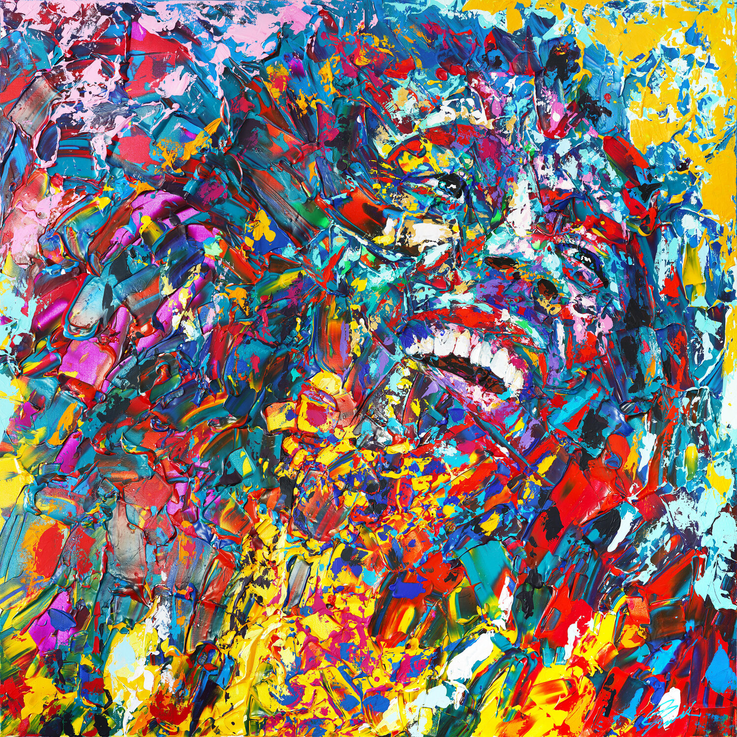Bob Marley Tadaomi Kawasaki Original painting for sale