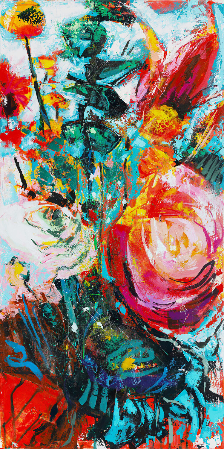 Hana 01 Tadaomi Kawasaki Original painting for sale
