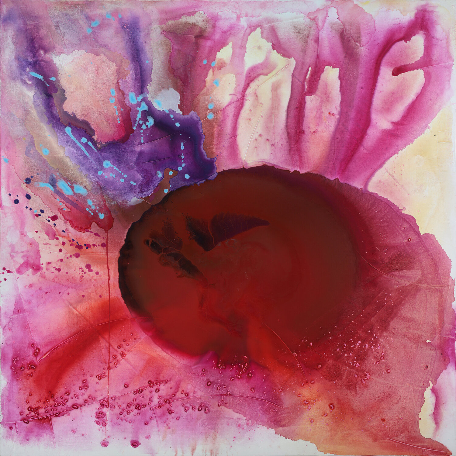 Gerbera  Pink  - Ultimate Beauty - Tadaomi Kawasaki Original painting for sale