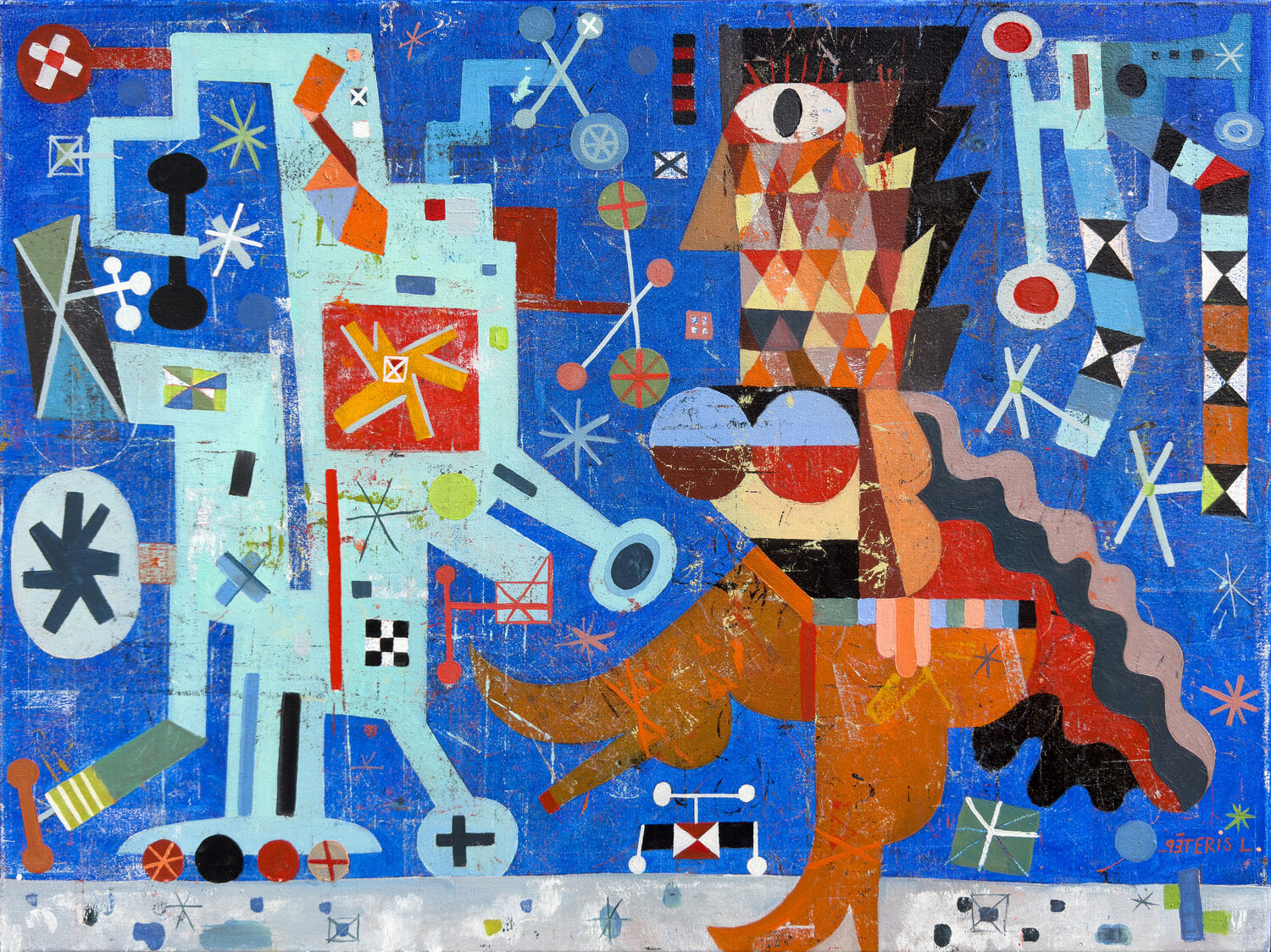 Miss Skywalker Peteris Lidaka Original painting for sale