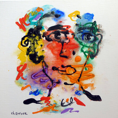 SALTIMBANQUE by Chantal DUFOUR, Painting for Sale on Select