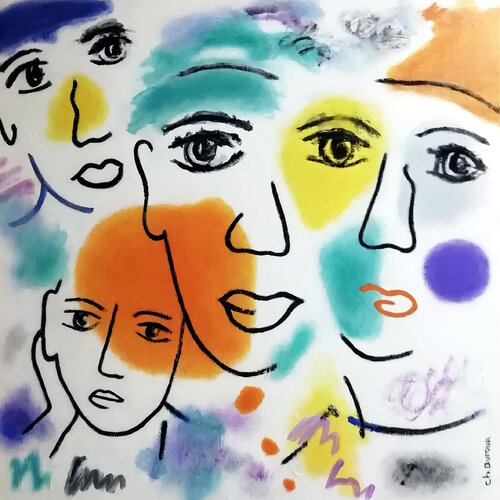 INCERTITUDE by Chantal DUFOUR, Painting for Sale on Select