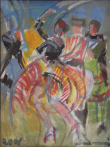 Balletto (Dance) by Daniel Schinasi, Painting for Sale on Select
