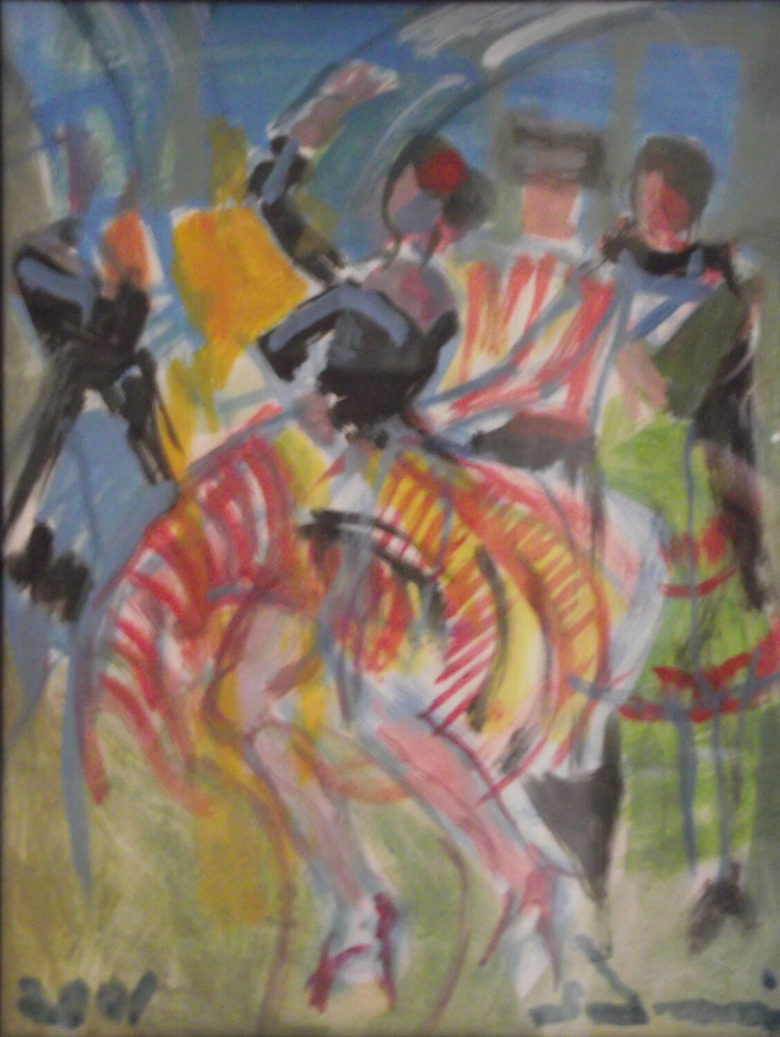 Balletto (Dance) Daniel Schinasi Original painting for sale