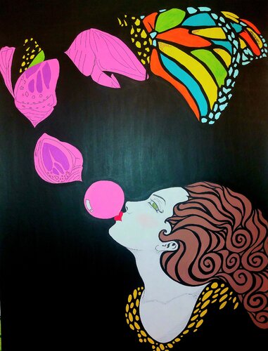 Metamorfosis by Obed Matias, Painting for Sale on Select
