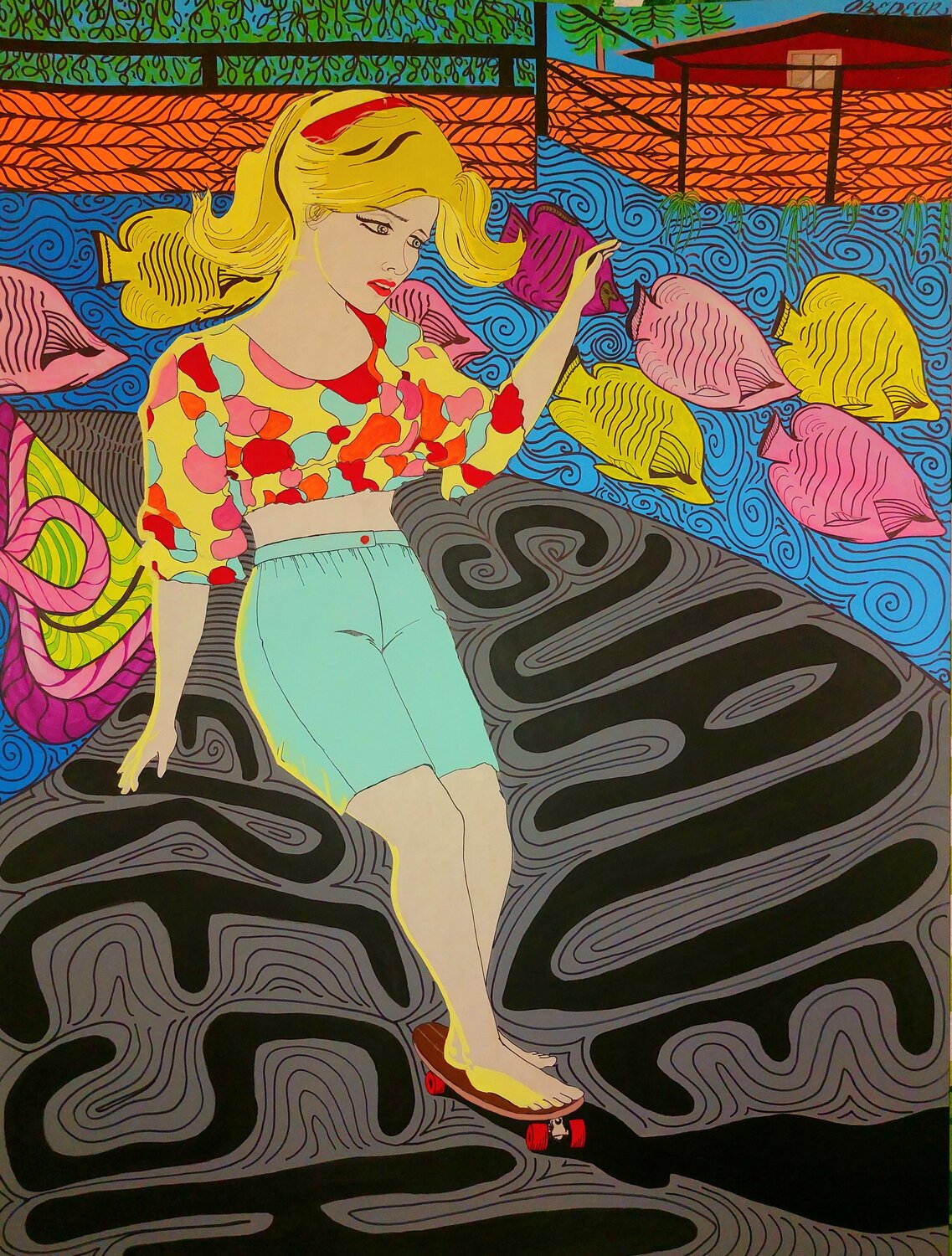 Suave Obed Matias Original painting for sale