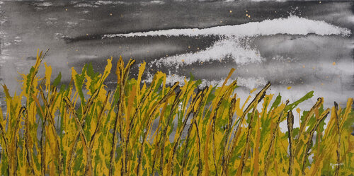 Le temps des moissons by Esther GARNEAU, Painting for Sale on Select