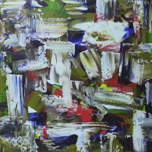Être cartésien c'est être expert en carte by Esther GARNEAU, Painting for Sale on Select