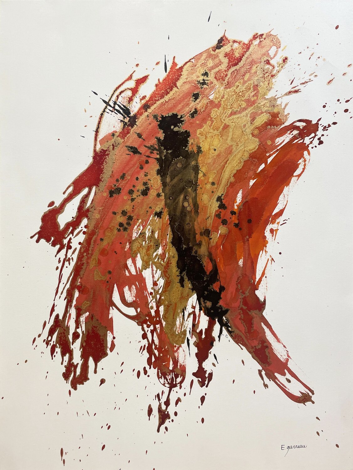 Le silence, un élément artistique puissant Esther GARNEAU Original painting for sale