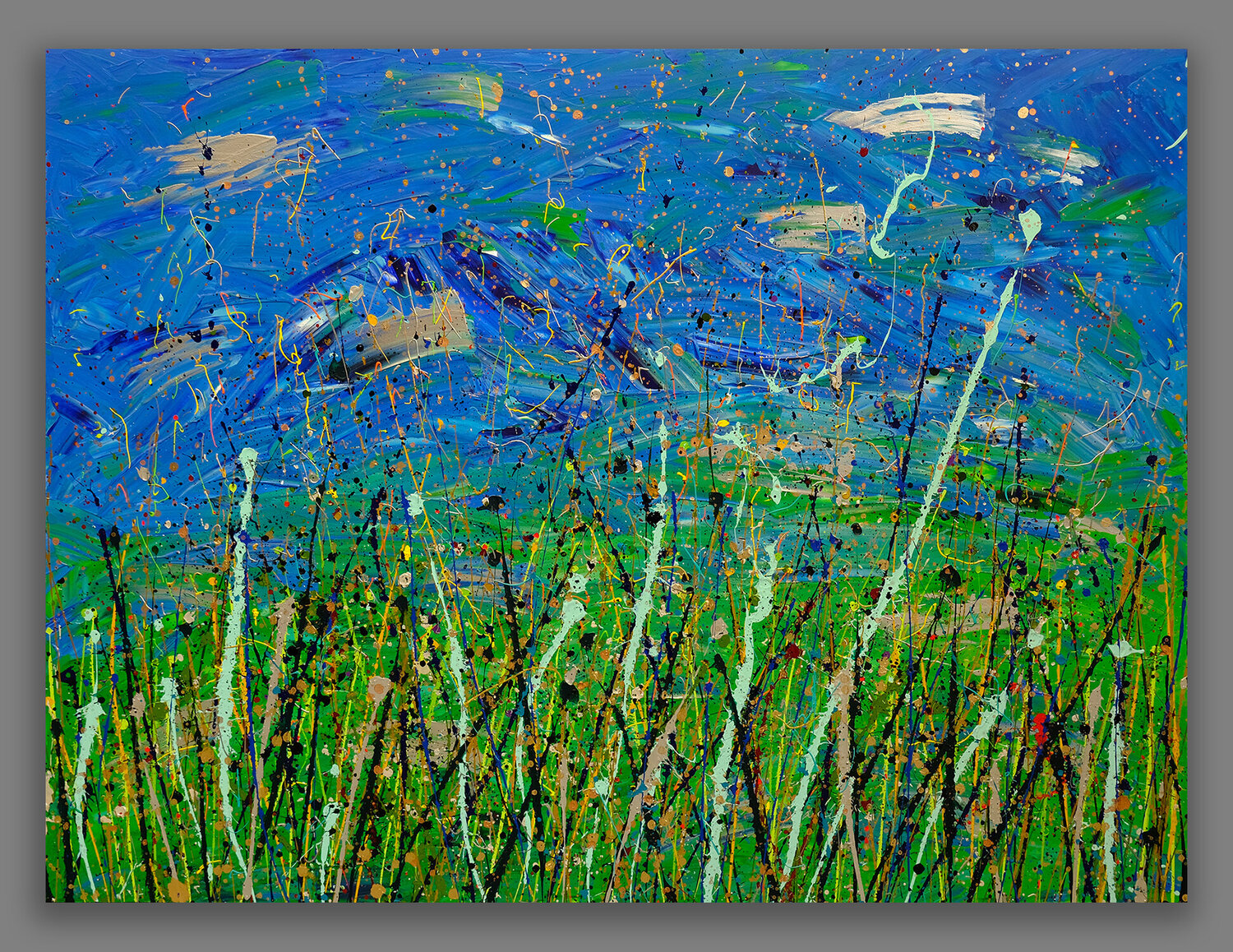 être riche c'est avoir ce que l'argent n'achète pas Esther GARNEAU Original painting for sale