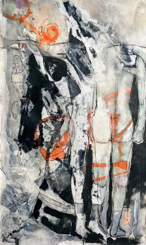 Leichtigkeit der Verbindung by Karolin Schumann, Painting for Sale on Select