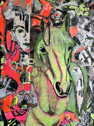 Himmelsfahrt by Karolin Schumann, Painting for Sale on Select