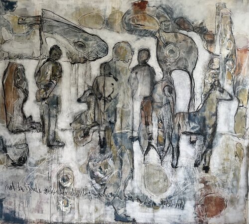 Augenblick im Werden by Karolin Schumann, Painting for Sale on Select