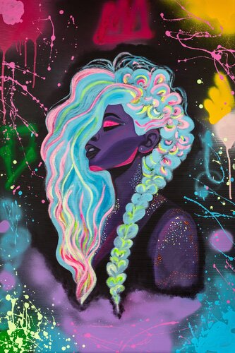 Partymaus by Qudsia Musrat Albaum, Painting for Sale on Select