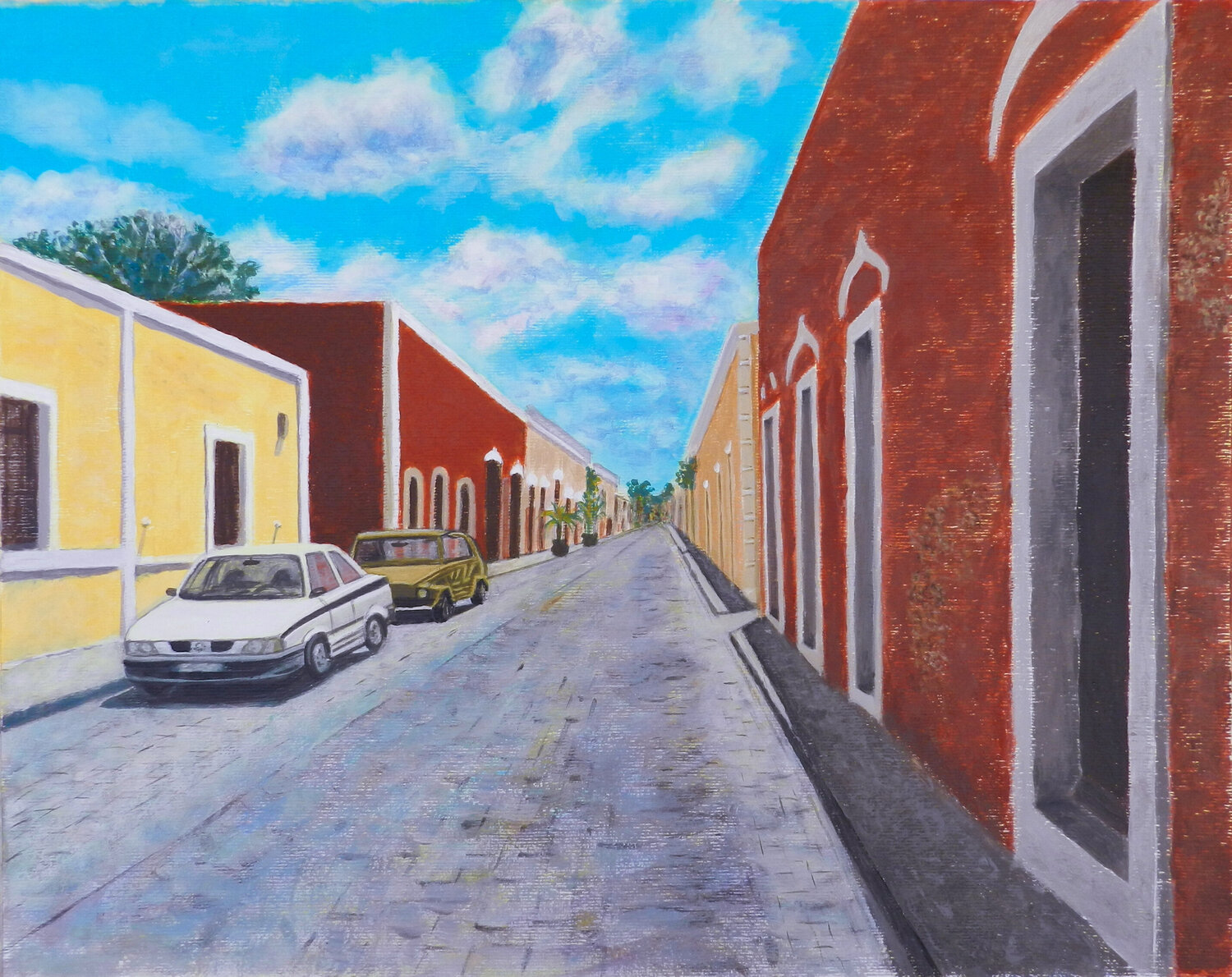 (Siesta in) Barrio Viejo Livia-Doina Stanciu Original painting for sale