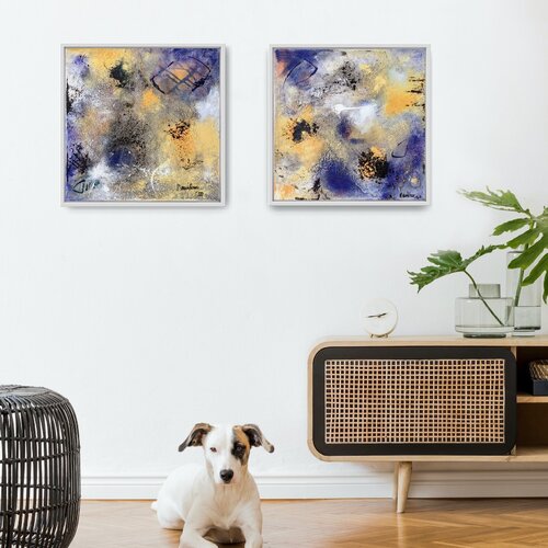 Mini Berry 1 & 2 (Duo) by Miriam Fehlmann, Painting for Sale on Select