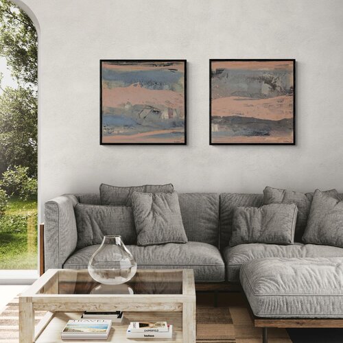 Siena Drift 1 + 2 (Duo) by Miriam Fehlmann, Painting for Sale on Select