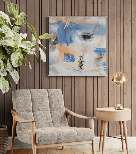 Faded Shore by Miriam Fehlmann, Painting for Sale on Select