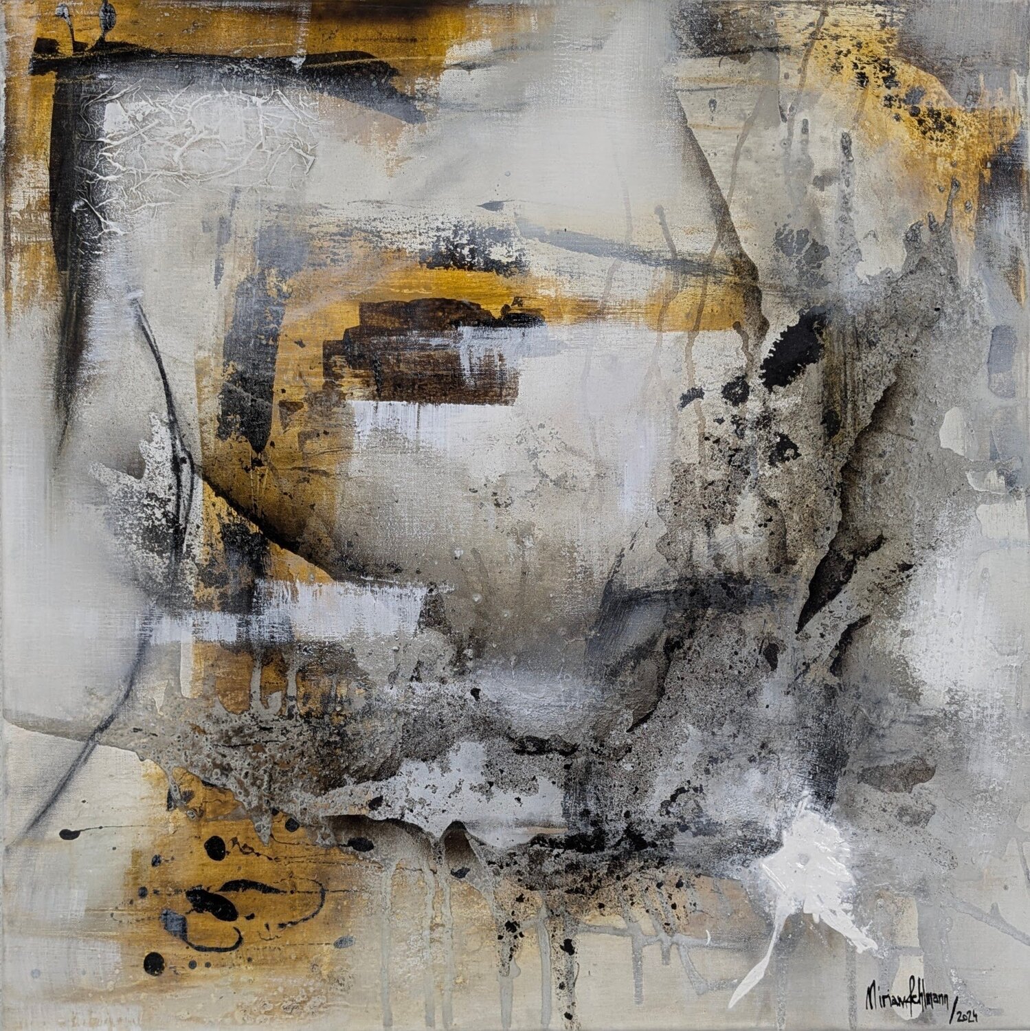 Savanna Smoke Miriam Fehlmann Original painting for sale
