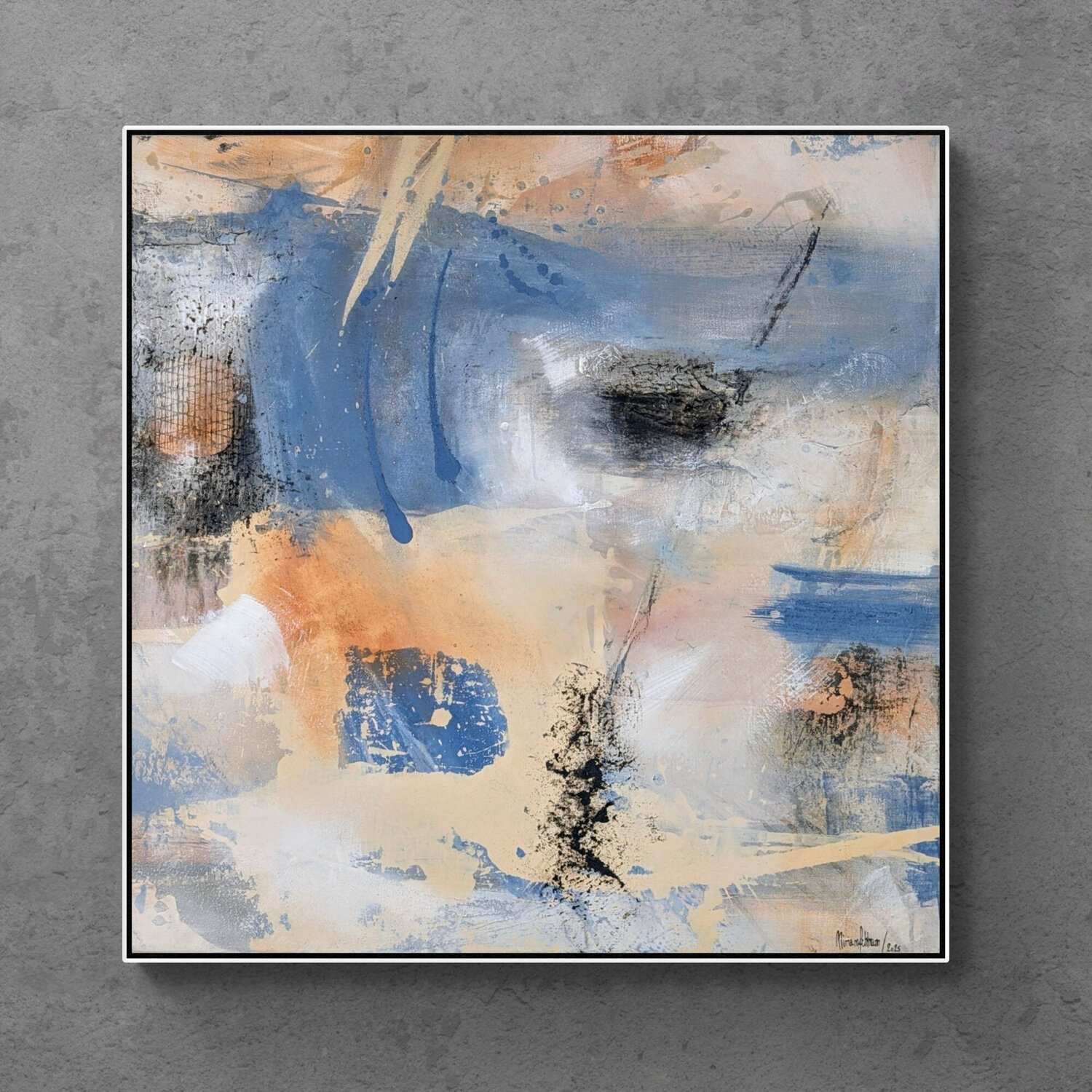 Faded Shore Miriam Fehlmann Original painting for sale