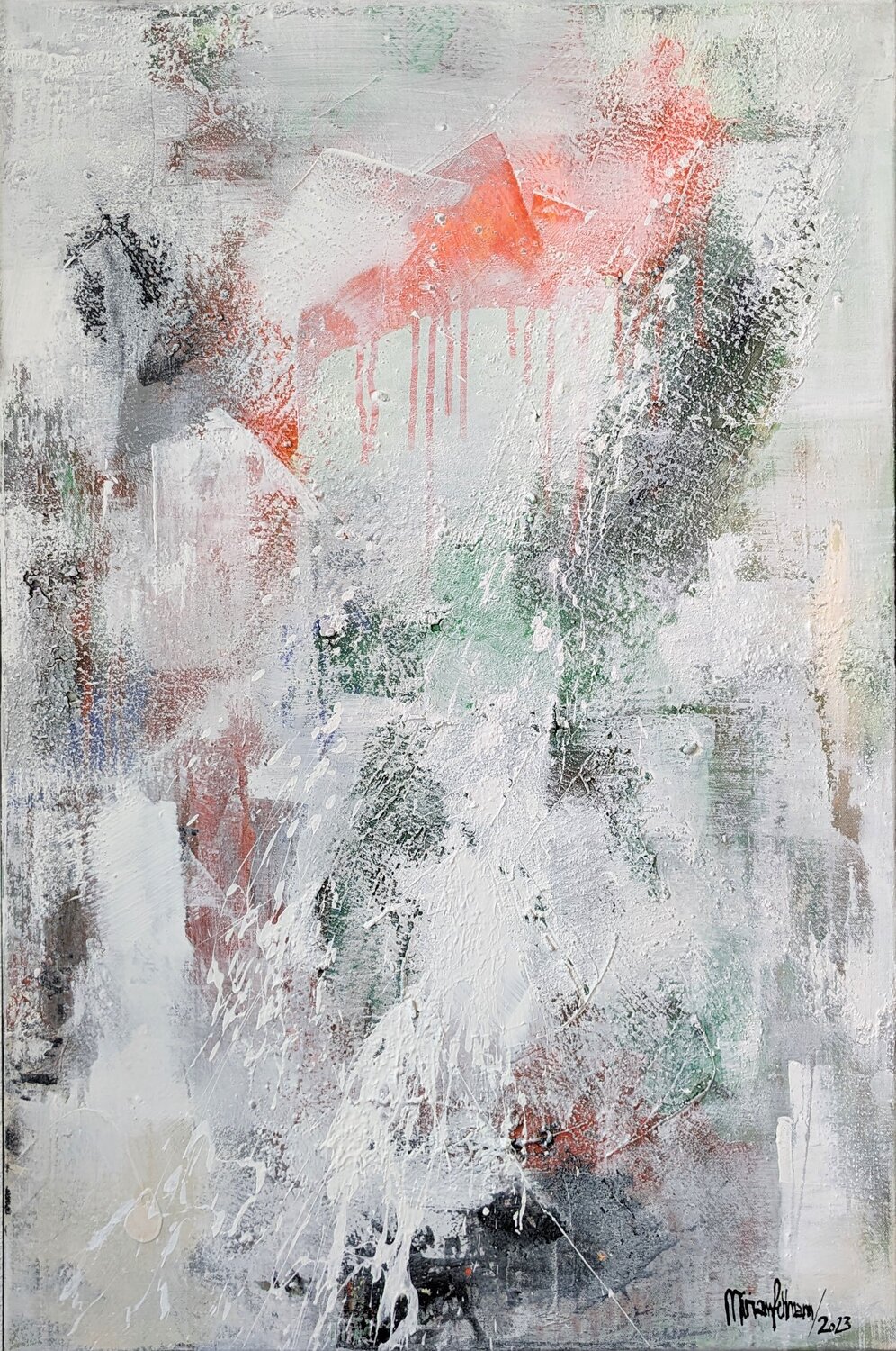 Snow White 2 Miriam Fehlmann Original painting for sale