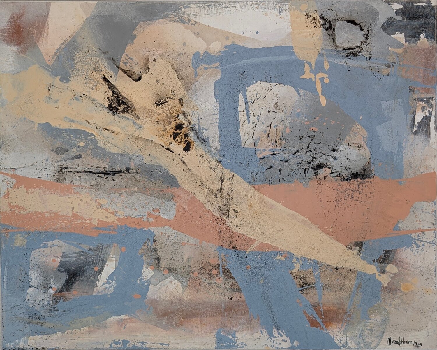 Faded Shore Miriam Fehlmann Original painting for sale