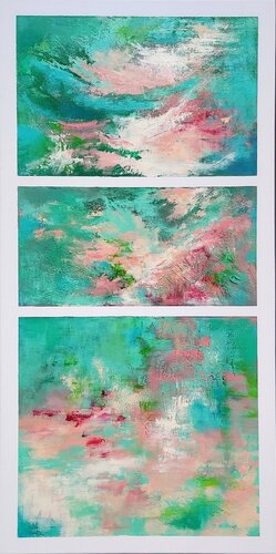 Au Fil du Courant by Hélène Zenatti, Painting for Sale on Select