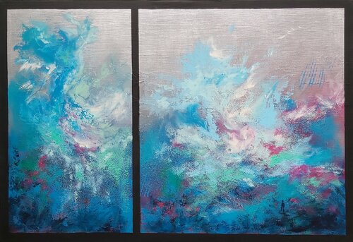 Le Monde En Face by Hélène Zenatti, Painting for Sale on Select