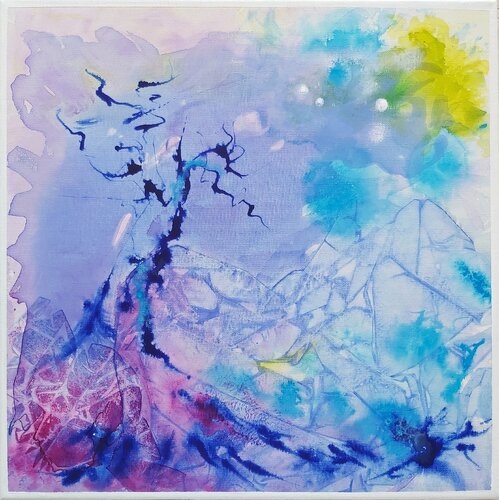 Transparence du paysage by Hélène Zenatti, Painting for Sale on Select
