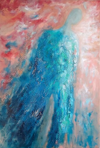 Avancer, s'y évertuer by Hélène Zenatti, Painting for Sale on Select