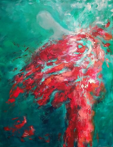 Beaucoup trop by Hélène Zenatti, Painting for Sale on Select